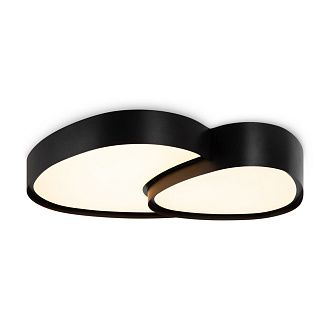 Светильник 52,5*38*-8 см, *LED*72W, Freya Скромность / Modesty FR6079CL-L72B, Черный