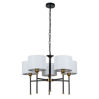 Люстра 40*65 см, 5*E27, 40W, Arte Lamp Jamie A4090LM-5BK, Черный