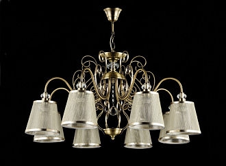 Люстра потолочная/подвесная Диаметр 81,2 см Freya FR2405-PL-08-BZ Бронза