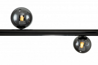 Подвесной светильник 1000*220*245/1420 мм, 5*G9 чёрный Indigo Canto V000239, 11026/5PL Black