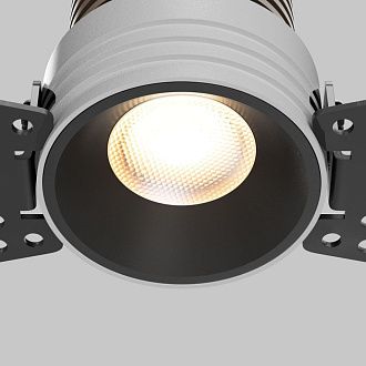 Встраиваемый светильник 4 см, 7W, 4000K, Maytoni Technical Mini DL059-7W4K-TRS-B, черный