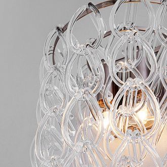 Бра 26*25*15 см, 2*E14*40W, Bogate's Cappio 380/2, никель, a069358