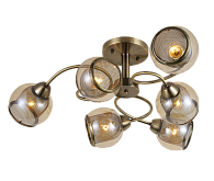 Люстра Ø730 x 260, мм, 6*40W (240W), BRONZE (Бронза) Rilon 06651/6B BRONZE