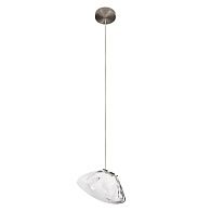 Подвесной светильник 25 см, 6W, 3000K, Loft IT Random 10469M Clear, никель