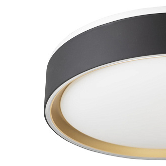 Светильник 30 см, 33W, 3000-5500K Citilux CL751251G BOSS Черный+Золото LED с пультом