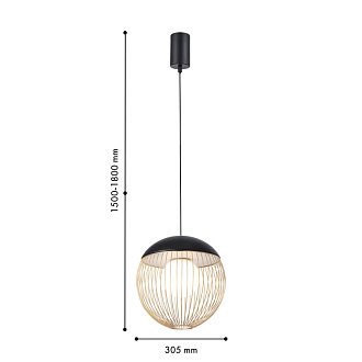 Подвесной светильник 30,5*180 см, 7W, Favourite CORE 4240-1P