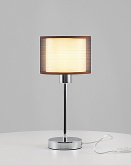 Настольная лампа 18*39 см, E27 60 W, Moderli Room V2732-1T Хром