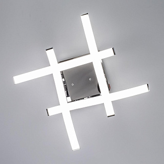 Люстра потолочная светодиодная Citilux Джек CL226121, LED 54W, 3000K, Хром