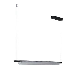 Светильник подвесной 5*85*130 см, LED *14W, 4000K  К, Lumion Roll 6549/14L, чёрный
