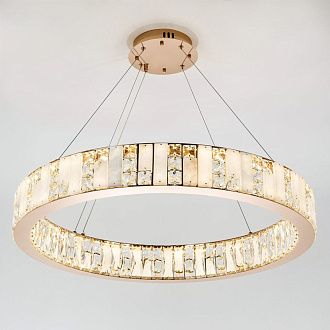 Подвесная люстра 80x50см, LED, 45Вт, 3000 / 6000K, Modelux ML.6985.800P GD Золото