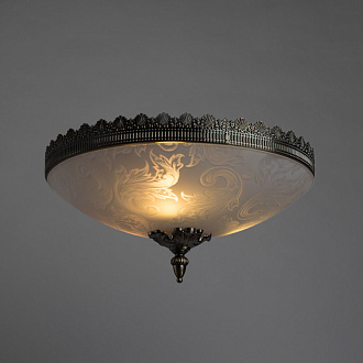 Потолочный светильник 41 см Arte lamp Crown A4541PL-3AB бронза