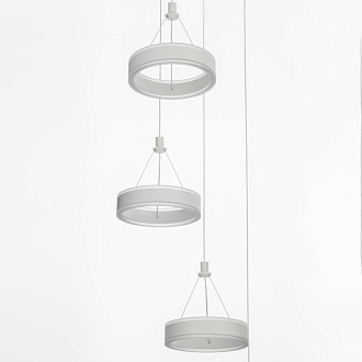 Люстра 46*60/180 см, 100W 4000K Citilux CL719050 Дуэт Белый