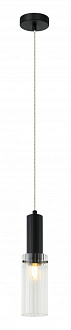 Светильник подвесной 8*8*35/150 см, 1*E14 40W Черный Stilfort Wunder 2160/02/01P