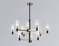 Люстра на штанге **53-90,5 см, 12*E14*40W, K, Ambrella Light High Light LH55505, черный, сатин
