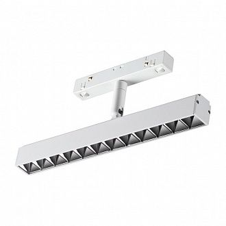 Трековый светильник для низковольтного шинопровода LED Novotech Flum 358609, 12W  LED, 4000K, белый