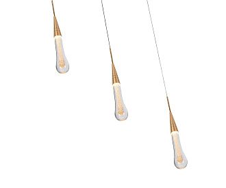 Подвесной светильник KINK Light Гутта 07861-3AS,33, 9W LED, 3000K, золото