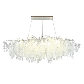 Подвесная люстра 120*60*80-150 см, 13*G9, 5W, Aployt Zhozefina APL.849.33.13, хром