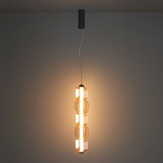 Подвесной светильник 12*12*382 см, LED*13W, 3000K, Maytoni Ritmo MOD381PL-L30B3K, черный