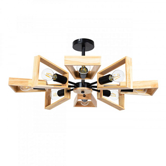 Люстра на штанге 75 см Arte Lamp BRUSSELS A8030PL-8BK черный
