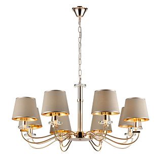 Подвесная люстра  86*98 см, 8*E14 золото Vele Luce Olimpia VL1764L08