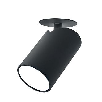Светильник встраиваемый 5,8*13,9 см, вр 5,8 см, 1*GU10*10W, K, Mantra Sal MAN8296, черный