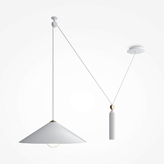 Светильник подвесной Maytoni Peso P080PL-01W, белый