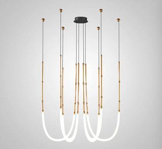 Подвесная светодиодная люстра Inodesign Alrik CH Brass 44.1512
