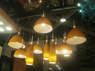 Подвесной светильник Lightstar SL 810023 хром/янтарный