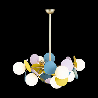 Подвесная люстра Loft IT Matisse 10008/8 mult, диаметр 60 см, золото