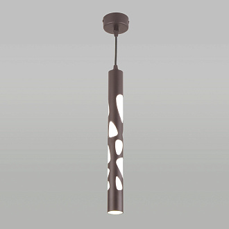 Подвесной светодиодный светильник DLR037 12W 4200K кофейный Elektrostandard