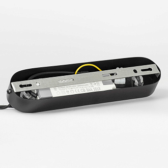 Линейно-подвесной светильник 80*8*35/120 см, 1*led*42W 3000K Lussole Bibb LSP-7205 черный