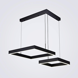 Подвесной светильник 85*75*124 см, LED 94W, 3000 / 6000K, Черный LED4U L91070-600-400