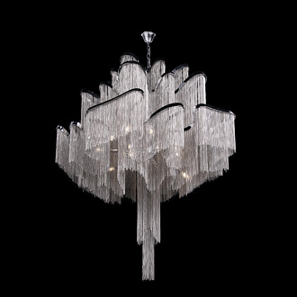 Подвесной светильник 72*110 см, 12*E14 Loft it Stream 10208/800 Smoke