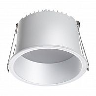 LED светильник 10 см, 12W, 4000K, Novotech Tran 358901, белый, вр 8,8 см