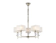 Подвесная люстра с абажурами **85- см, 5*E14*40W, K, Ambrella Light High Light LH71331, золото