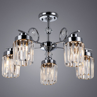 Потолочная люстра Arte Lamp Sophie A8067PL-5CC, диаметр 59 см, хром