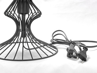 Настольная лампа Lussole Cameron GRLSP-0528, 40*35 см, черный