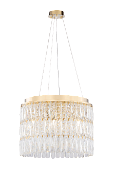 Люстра  480*360-1300, 9*E14, 40W Sfera Sveta Хрусталь (Эконом) 1003R-500*H350 GD, Золото