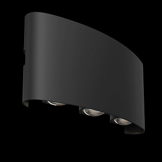 Светодиодный светильник 17 см, 6W, 3000K, Maytoni Strato O417WL-L6B3K, черный