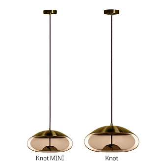 Подвесной светильник 20*13 см, 1*LED*5W LOFT IT Knot 8135-D mini латунь
