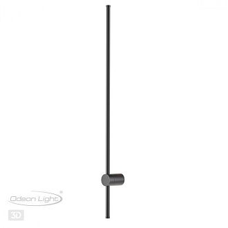 Настенный светильник 100 см, 18W, 3000-4000K, Odeon Light 4335/18WLP, черный