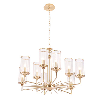 Светильник 80 см, Crystal Lux GLORIA SP9 BRASS, латунь