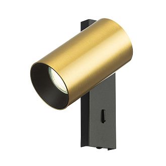 Светильник 15 см, Citilux AXEL CL512512, черный-латунь