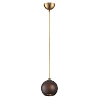 Подвесной светильник 1*LED*7W, 3000К, 1200lm Odeon Light Caucho 7062/1, бронзовый