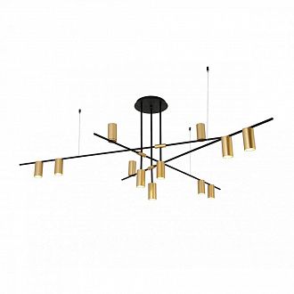 Подвесная люстра 138 см Kink Light Рия 07621-12,20 черный