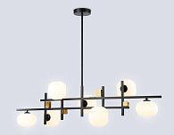 Светильник на штанге 110*24*30-149,5 см, 7*G9*28W, K, Ambrella Light High Light LH51017, черный, латунь