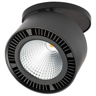 Светильник встраиваемый 12,6 см, LED*40W, 3 000 К, Черный Lightstar Forte inca 213847