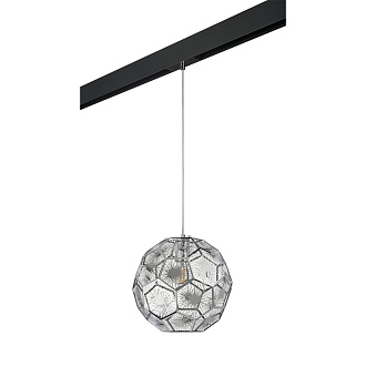 Комплект с подвесом Fermo для трека PRO 3*186 см, 1*E27*6W, Хром Lightstar Fermo PRO724214