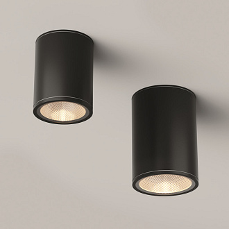 Светильник 9 см, 7W, 3000K, Maytoni Bar O306CL-L7GF, графит, IP65