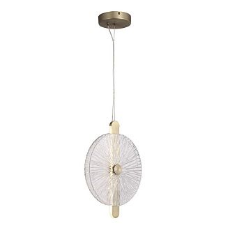 Подвесной светильник 28*3,3*37,2 см, 1*LED*11W, 4000K, ST-Luce Wasi SL6141.303.01, бронзовый